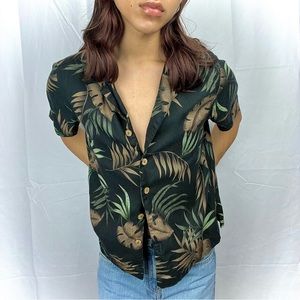 Carribean Joe Hawaiian tropical button up shirt